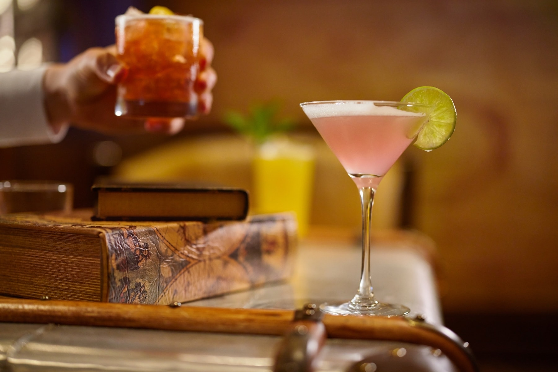 Cocktails from the deluxe drink package